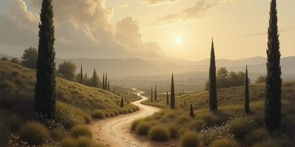 Post-war landscape: Caneja, Zabaleta, Palencia