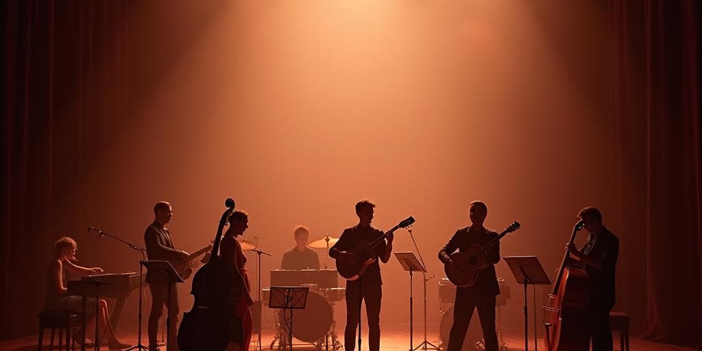 Patti Smith and her band